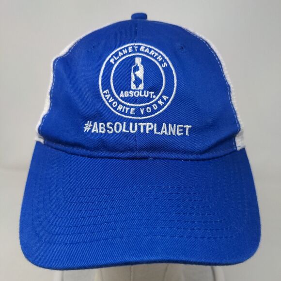 Planet Earth's Favorite Vodka Absolut Planet Trucker Hat Multicolor OS Mesh Back - Picture 2 of 8